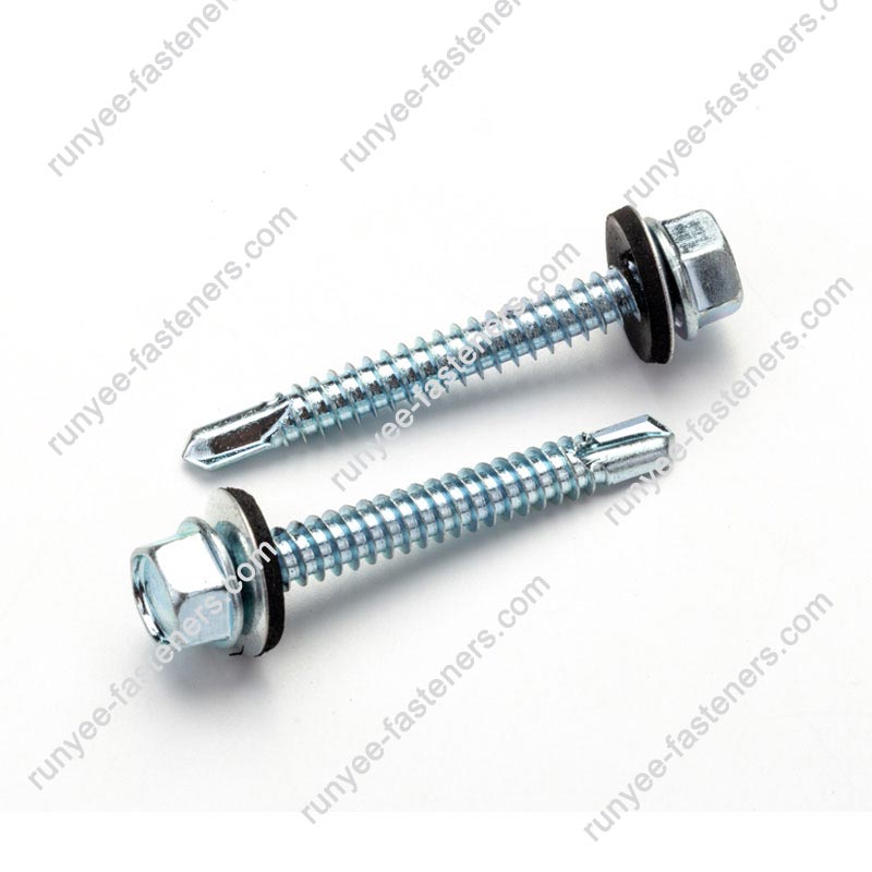 DIN7504K Hexagon Washer Head Self Drilling Screws